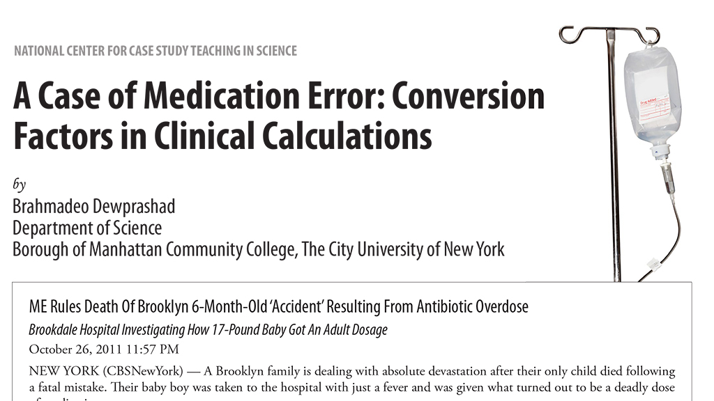 case study of medication error