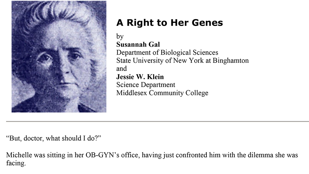 A Right to Her Genes