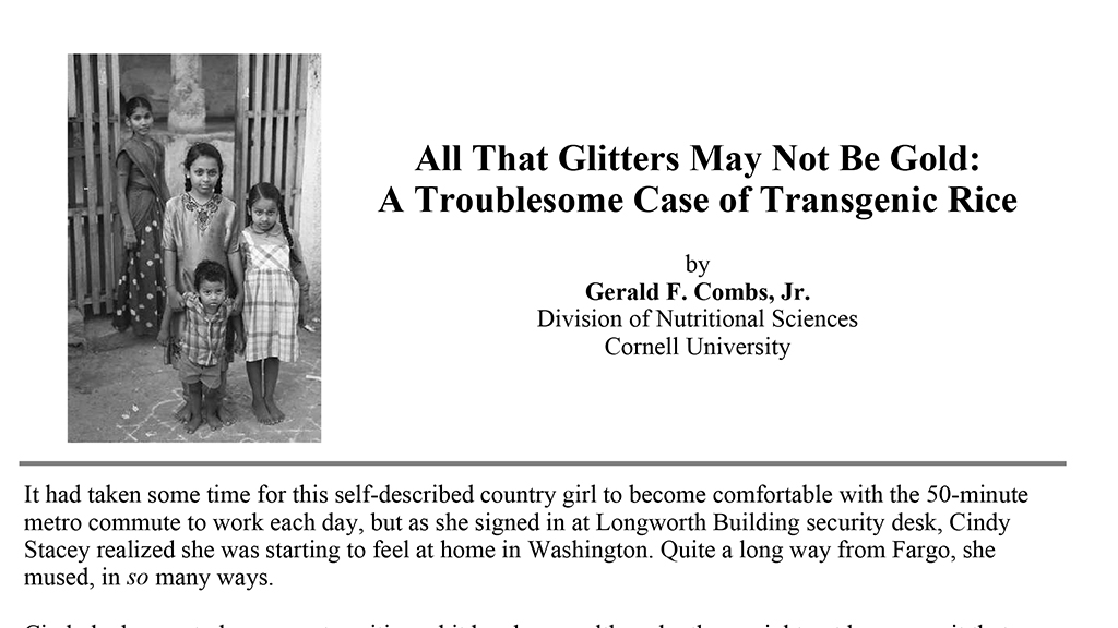 All That Glitters May Not Be Gold