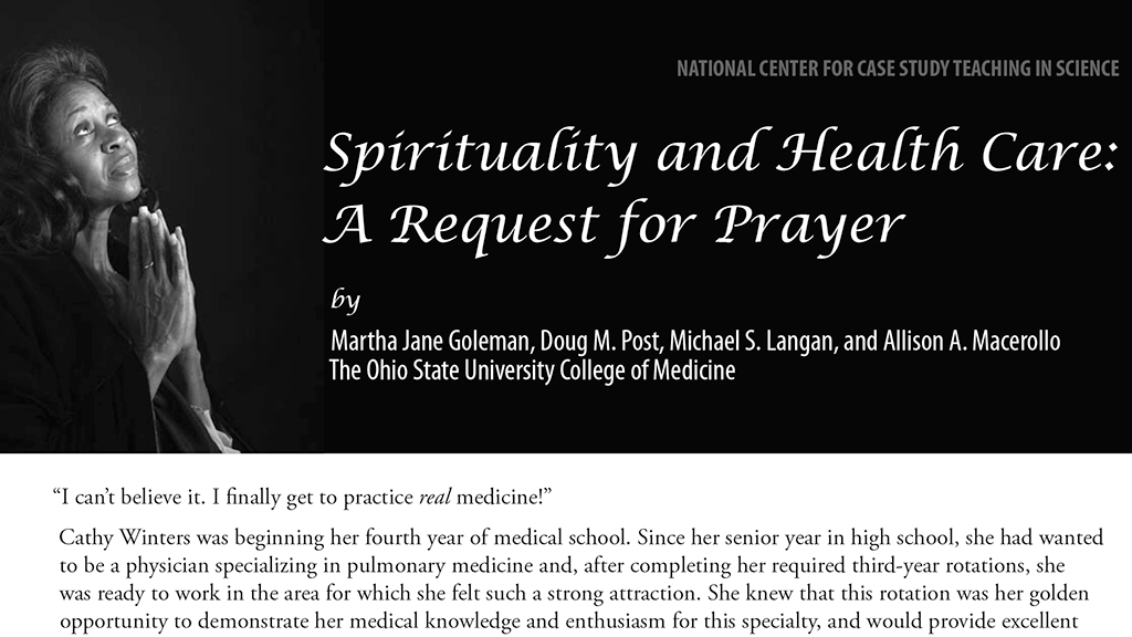 Spirituality and Health Care