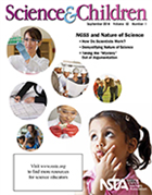 Cover of the September 2014 journal Science and Children.
