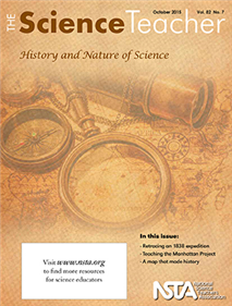 Journal cover image of The Science Teacher October 2015 issue