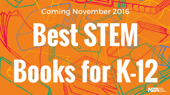 blog header reading "Best STEM Books for K-12, Coming November 2016"