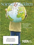 Cover photo of October 2016 journal, Science and Children