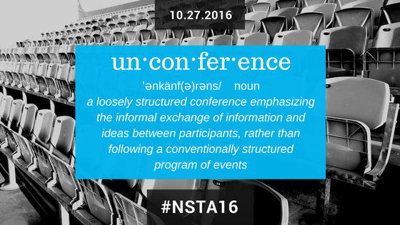 text-based header giving the definition of an unconference