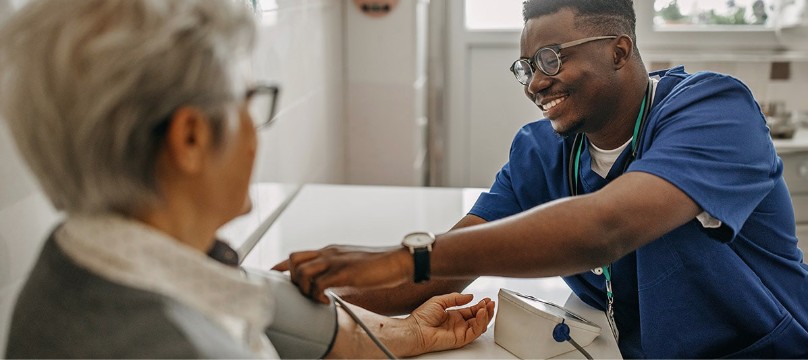 How can we evaluate a solution for addressing disparities in hypertension control?